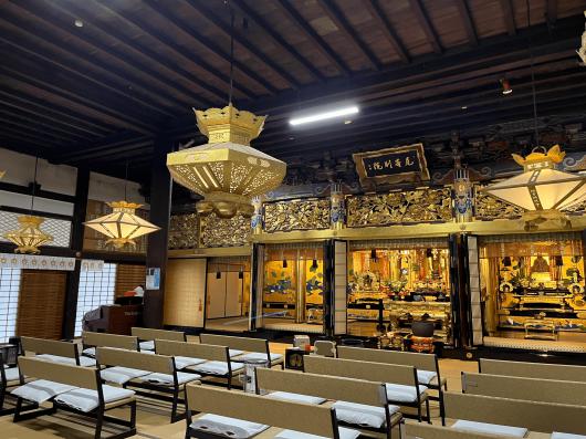 浜街道に佇む 本願寺尾崎別院で「書道体験」 × 阪南地産地消の 「和食」体験